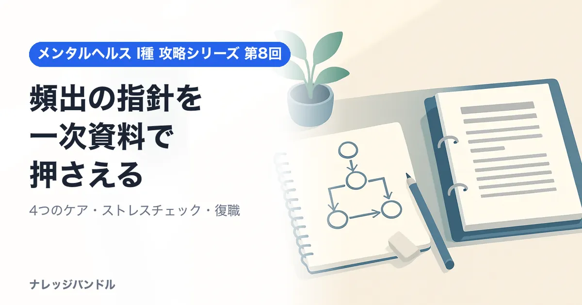 メンタルヘルス・マネジメント検定I種 論述頻出の指針を押さえる